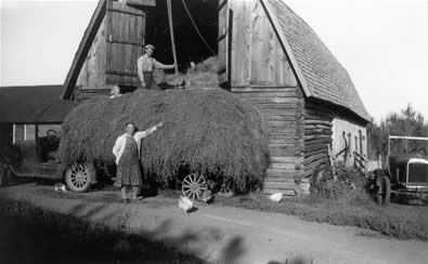 Leppala barn in Herbster, Wisconsin